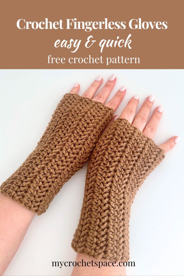 Cozy Up For Fall Herringbone Crochet Fingerless Gloves My Crochet Space