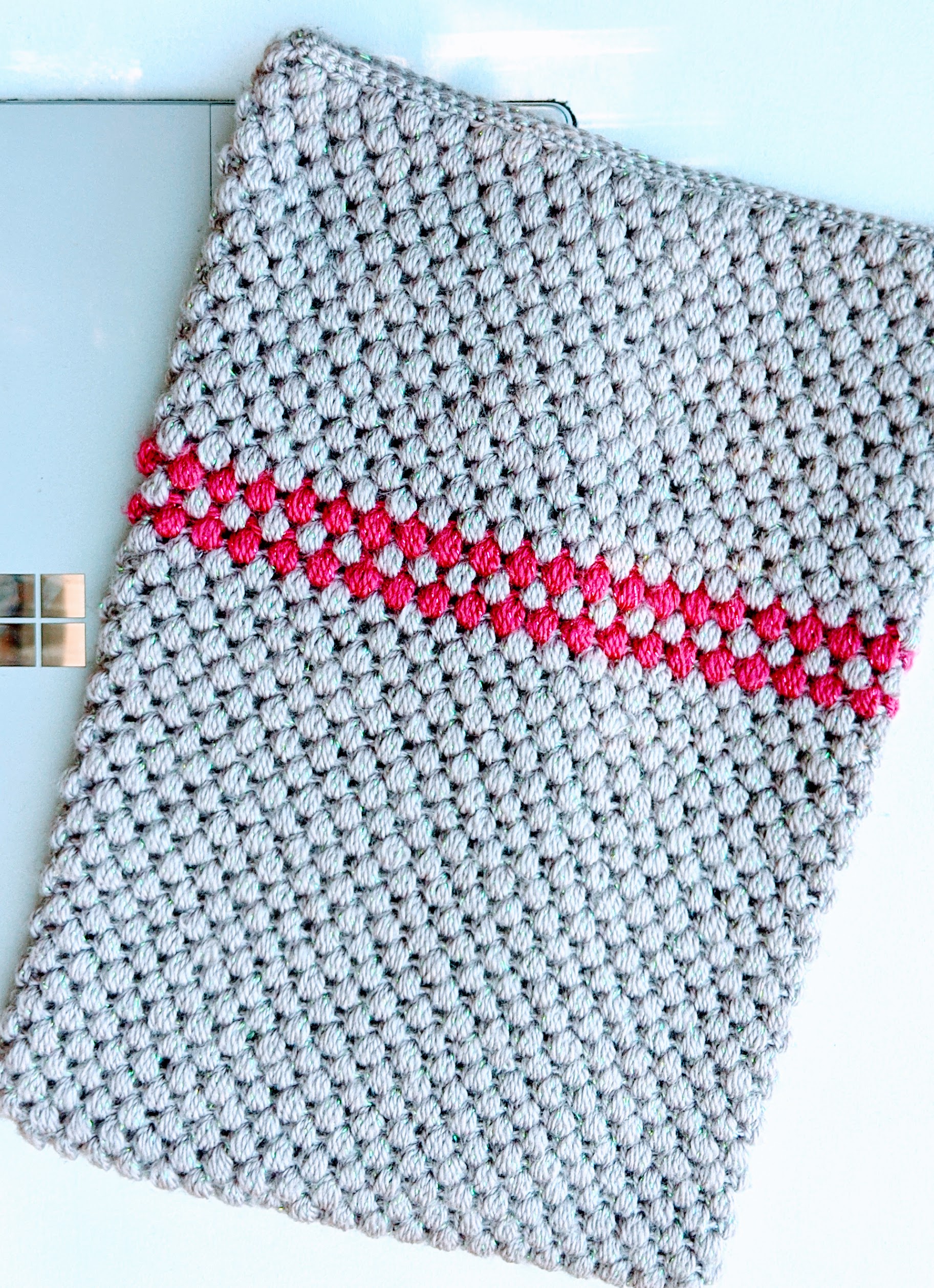 How to Crochet a Laptop Sleeve in Any Size! - The Unraveled Mitten