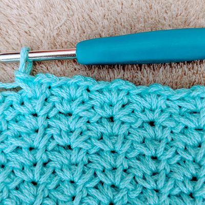 Crochet Waffle Stitch Washcloth | My Crochet Space