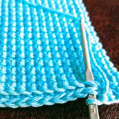 crochet hook last row slip stitch