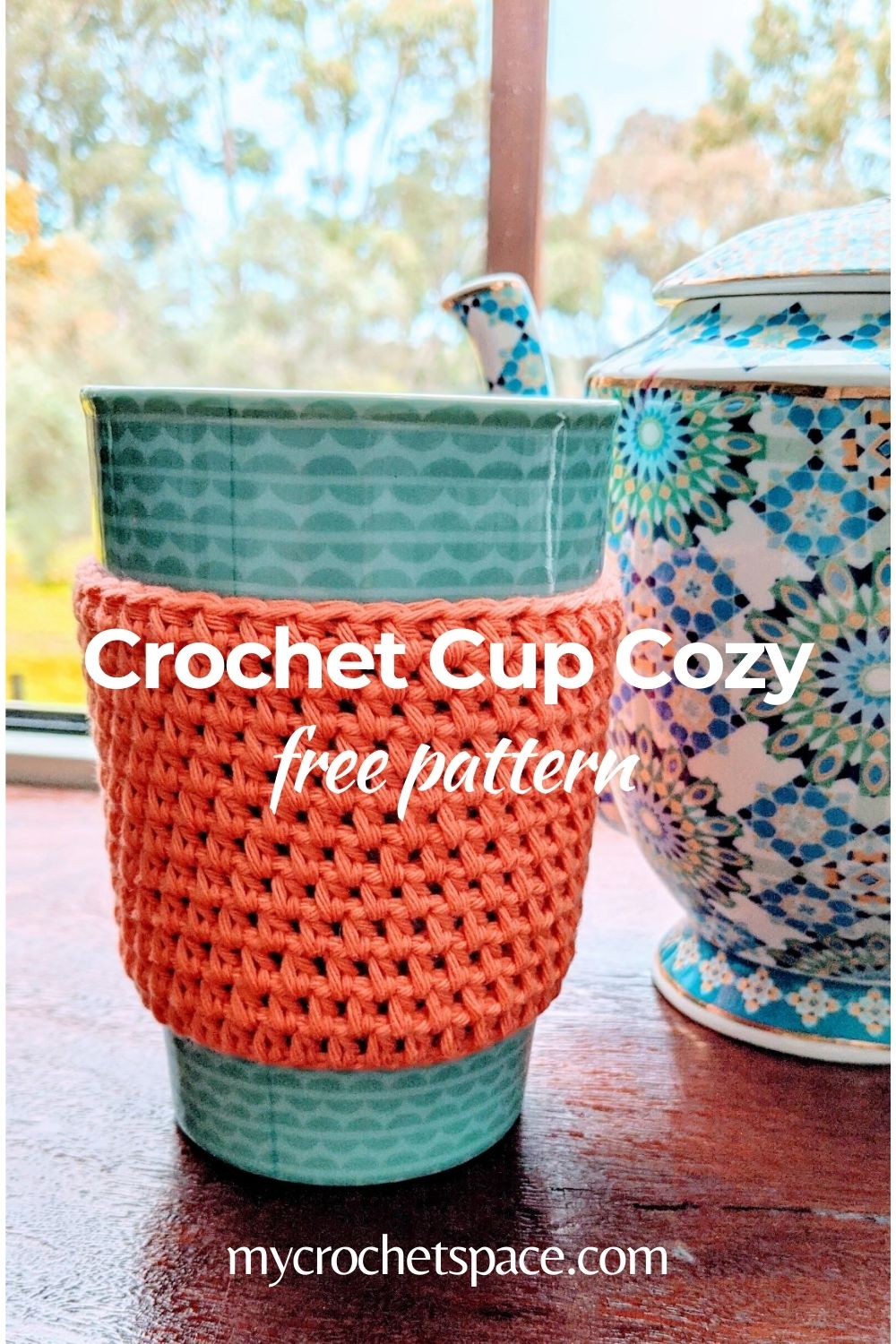Crochet Simple Cup Cozy My Crochet Space