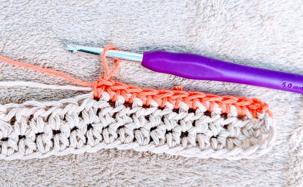 crochet changing colours