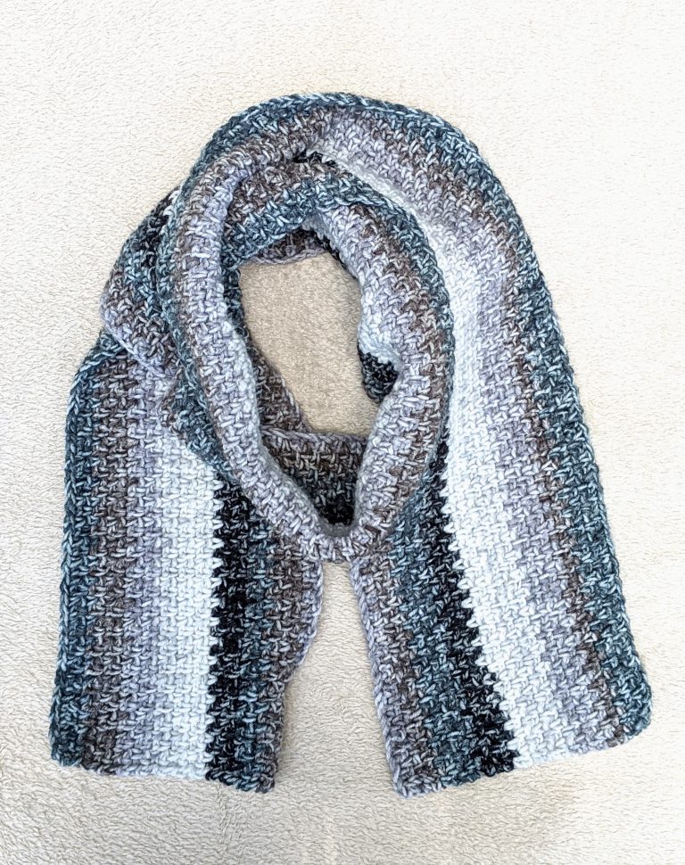 crochet men's scarf