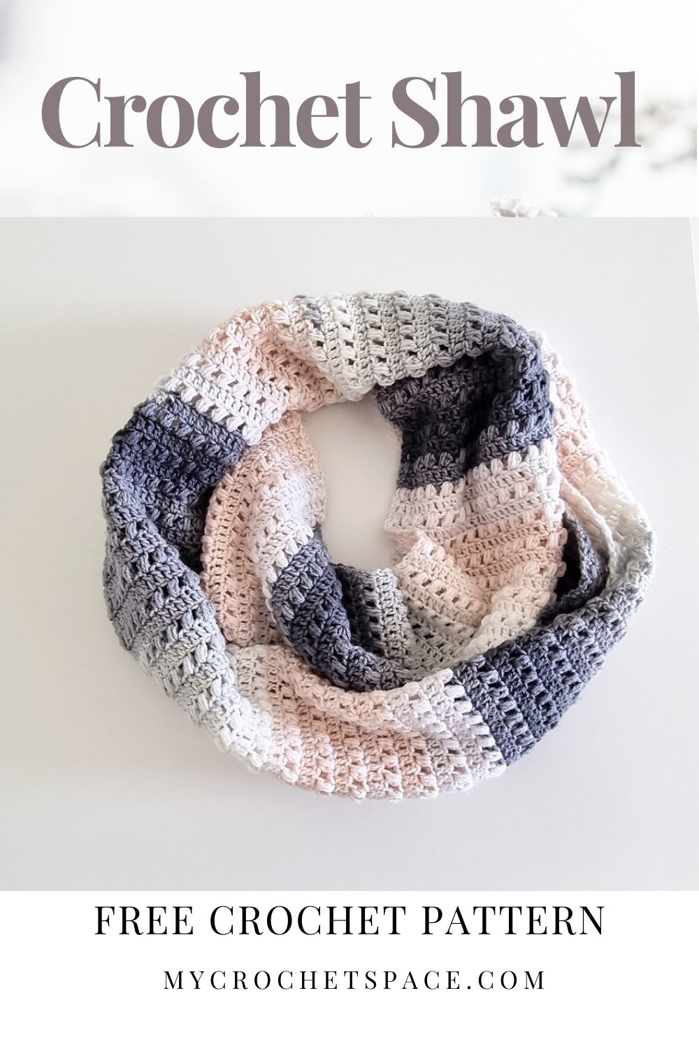 Easy Rectangular Crochet Shawl Pattern - Primavera Shawl - My Crochet Space