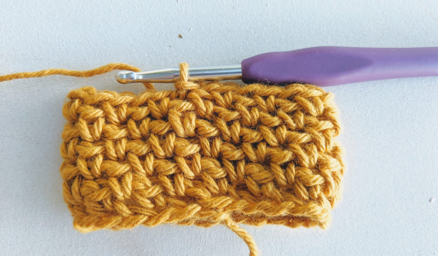 Moss Stitch Crochet Tutorial My Crochet Space