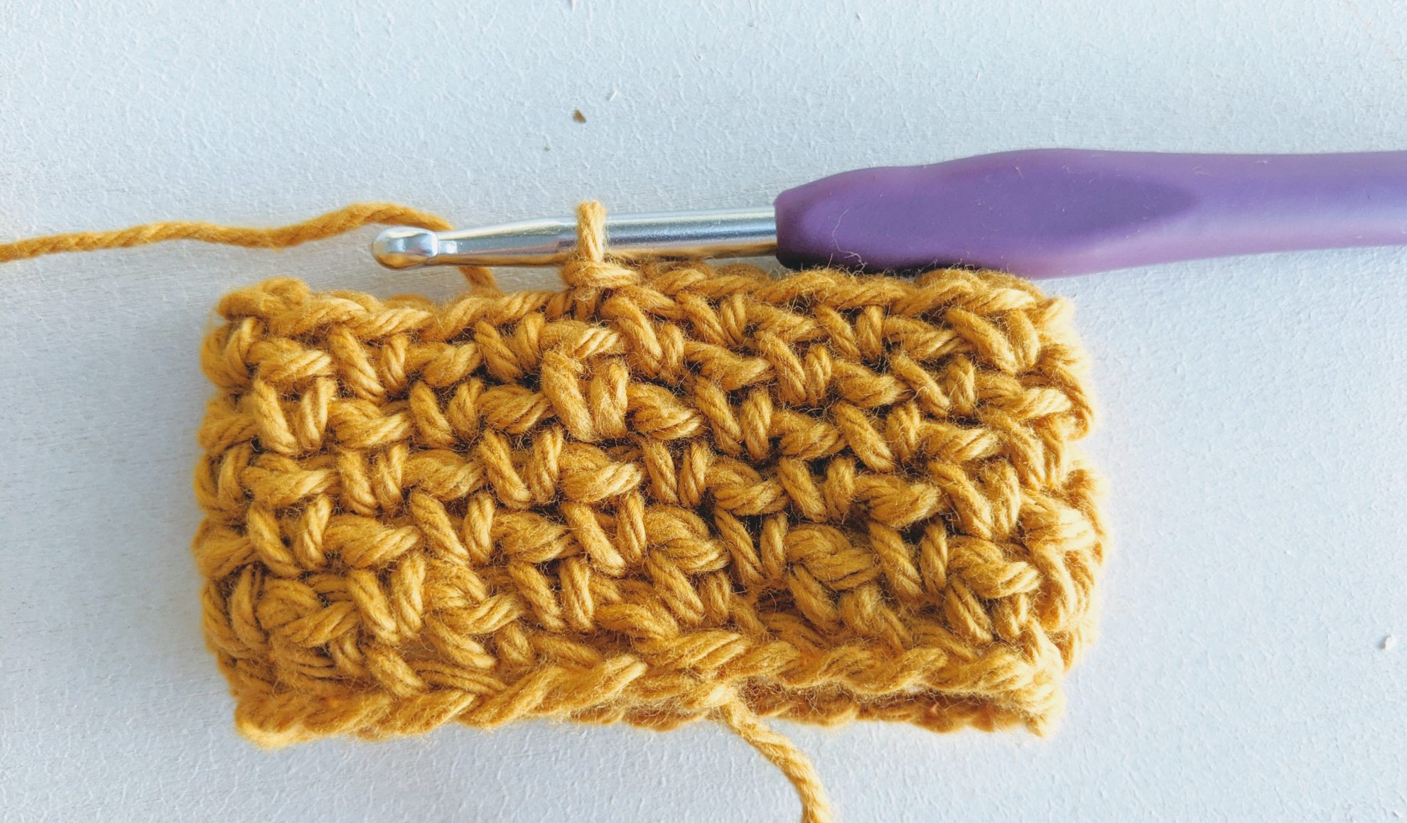 Moss Stitch Crochet Tutorial | My Crochet Space