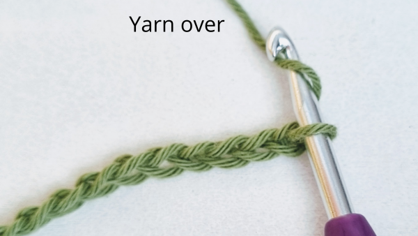 yarn over the hook