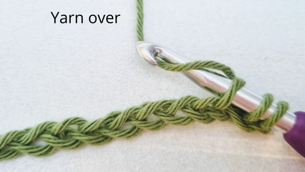 yarn over the hook