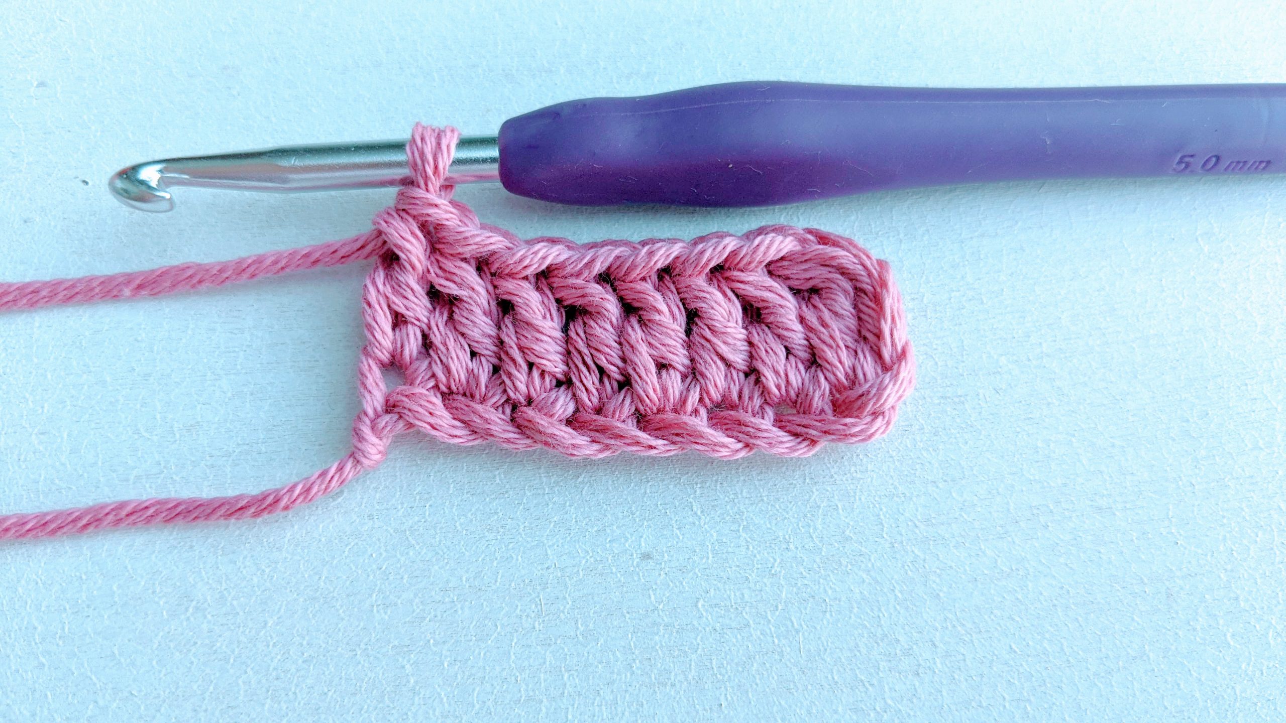 How to Double Crochet for Beginners (US) - My Crochet Space