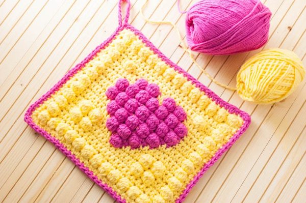 Simple Granny Square Potholder