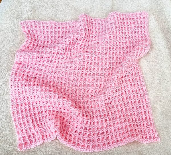 Gorgeous Waffle Stitch Knit Blanket Pattern