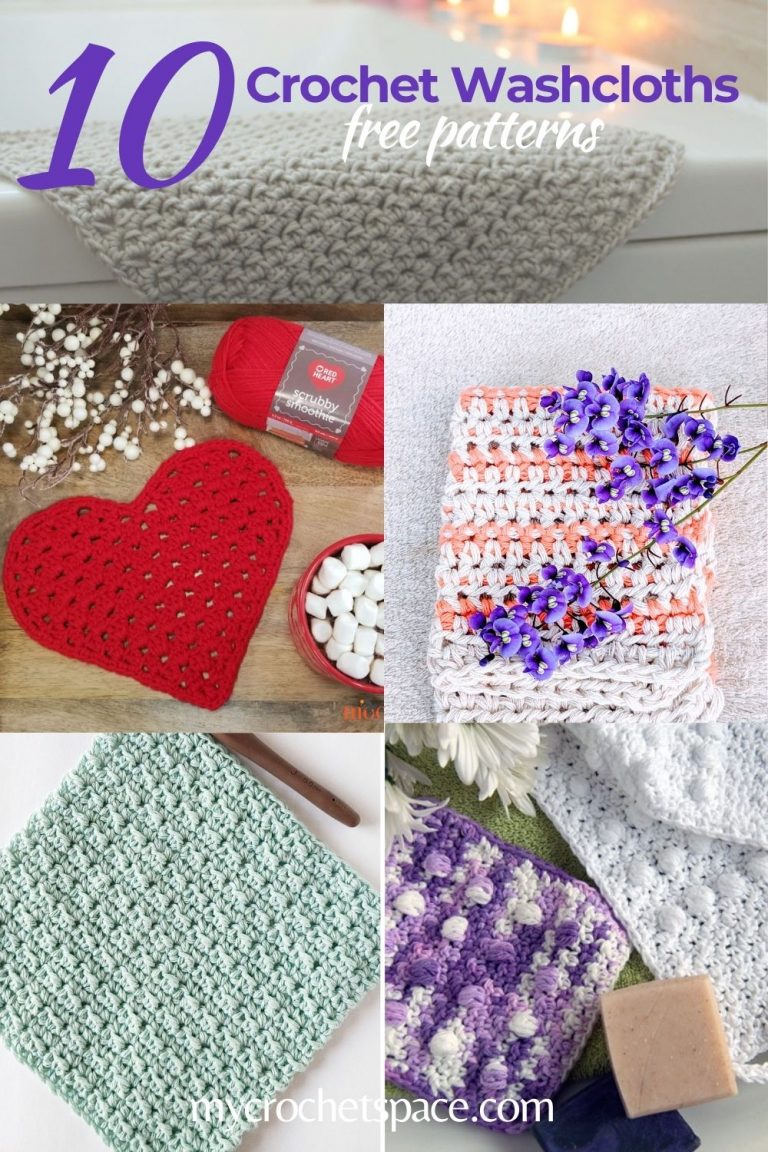 10 Free Crochet Washcloth Patterns