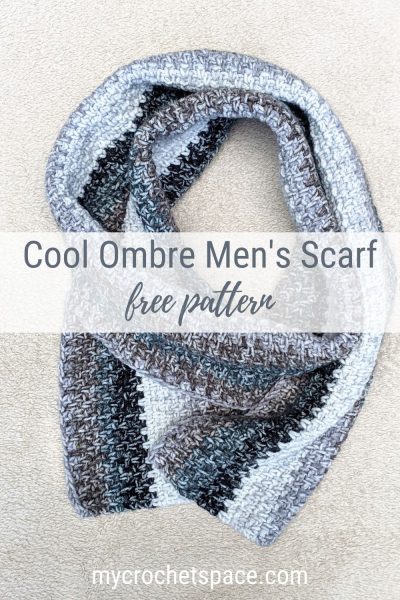 crochet mens scarf pinterest pin