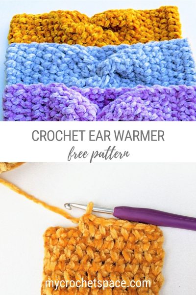 Crochet Ear Warmer / Winter Headband - Free Pattern - My Crochet Space