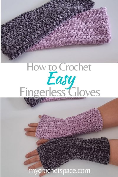 How to Crochet Easy Fingerless Gloves Mitts DIY Tutorial and Pattern for  Easy and Quick Gifts 