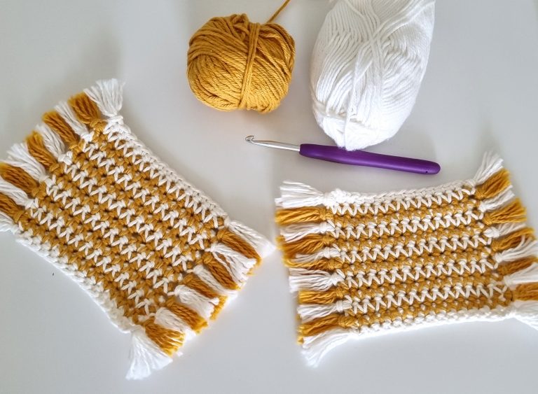 Tea Spa Crochet Mug Rug – Free Pattern