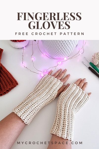 10+ Free & Easy Crochet Fingerless Gloves Patterns - My Crochet Space