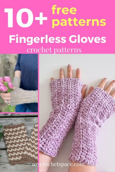 Easy Crochet Glove Free Pattern - Fosbas Designs