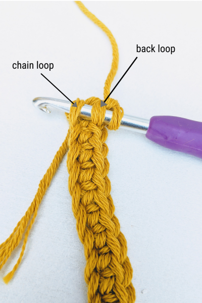 crochet thermal stitch step 2