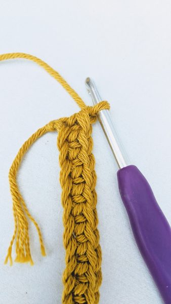 crochet thermal stitch step 1