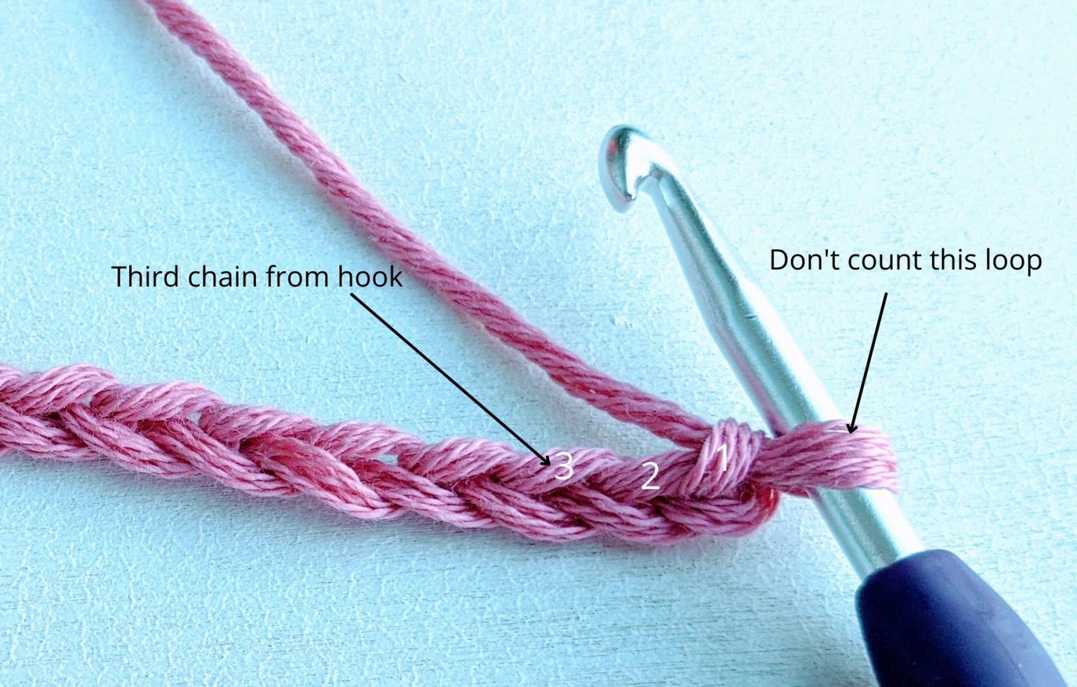 How to Double Crochet Stitch for Beginners (US Terms) - My Crochet Space