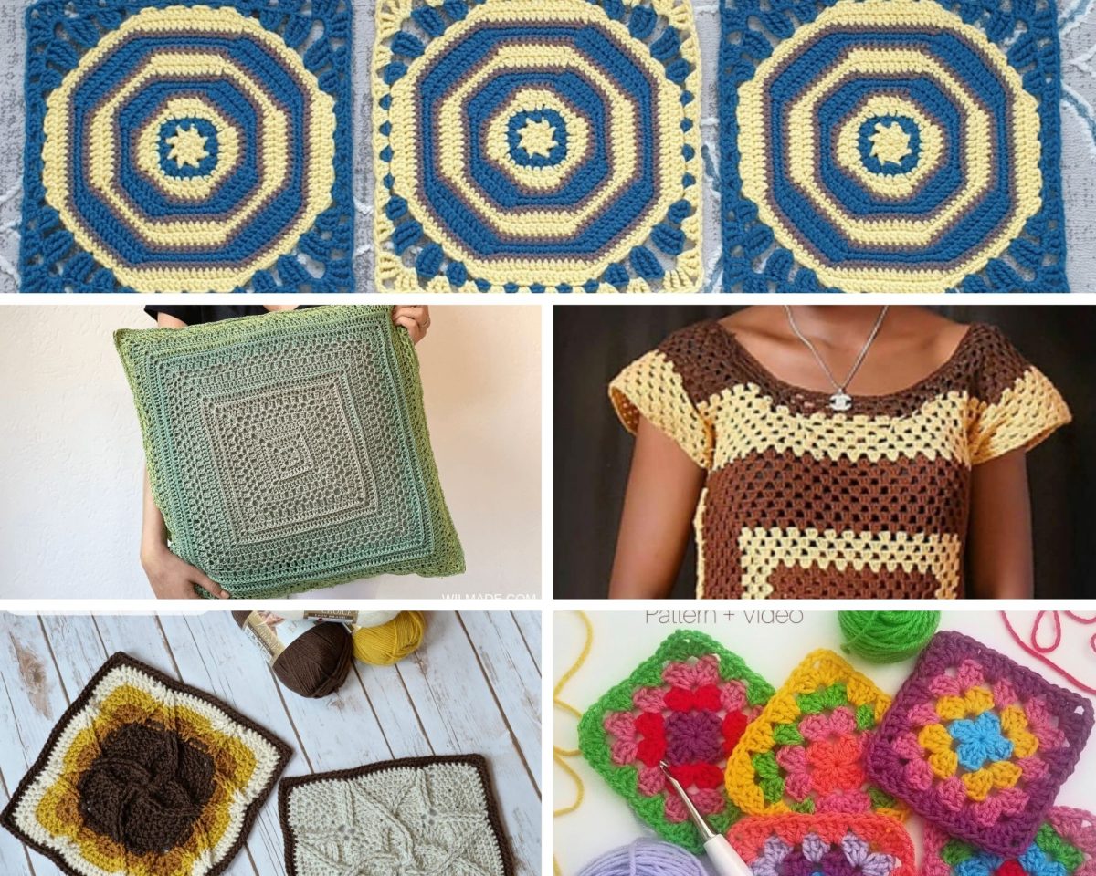 15+ Crochet Granny Square Patterns to Try: Easy to Advanced