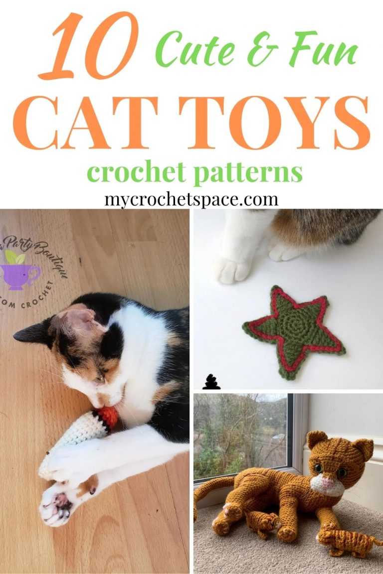 10 Fun Crochet Cat Toy Patterns My Crochet Space