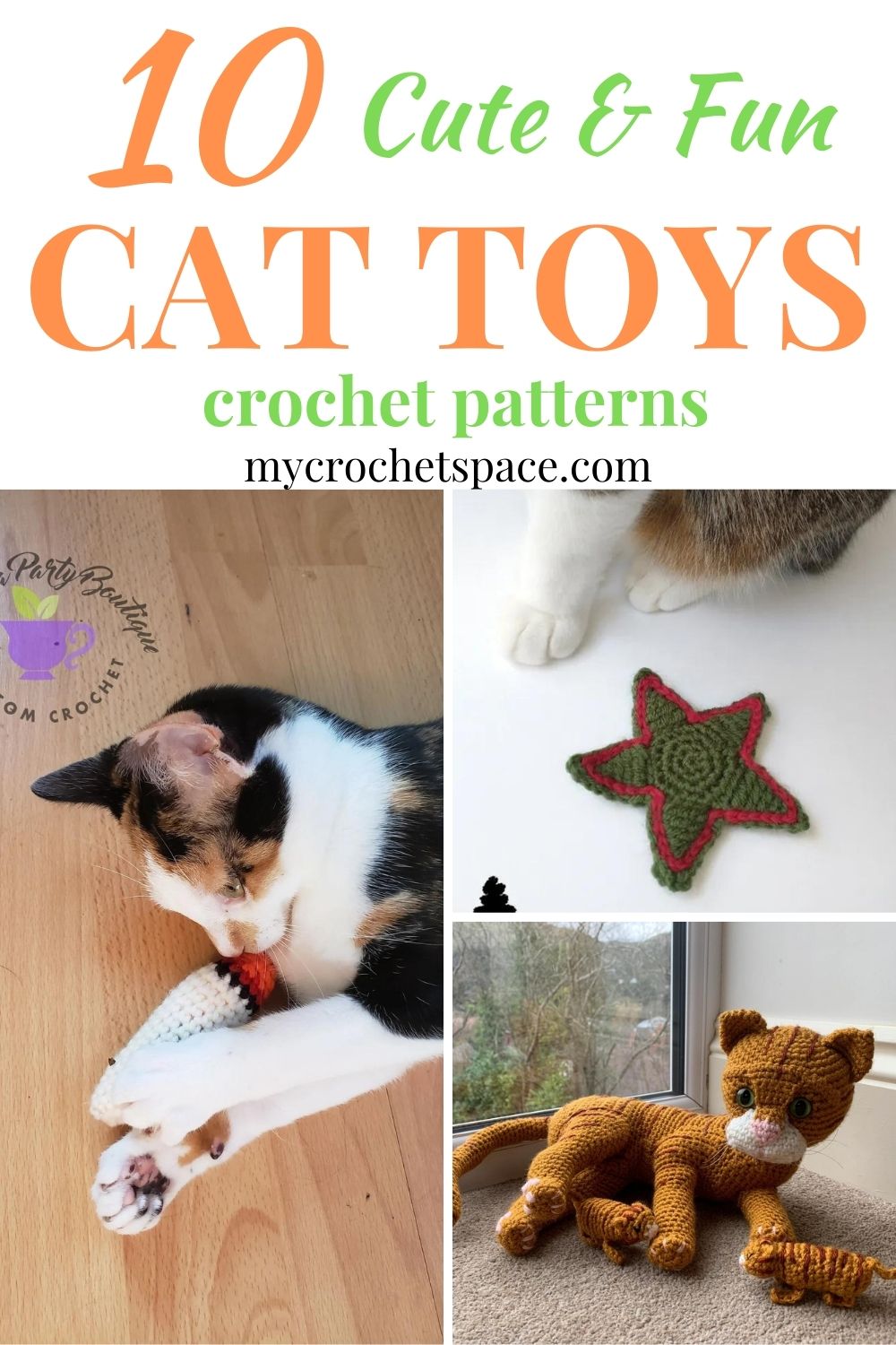 10 Fun Crochet Cat Toy Patterns My Crochet Space