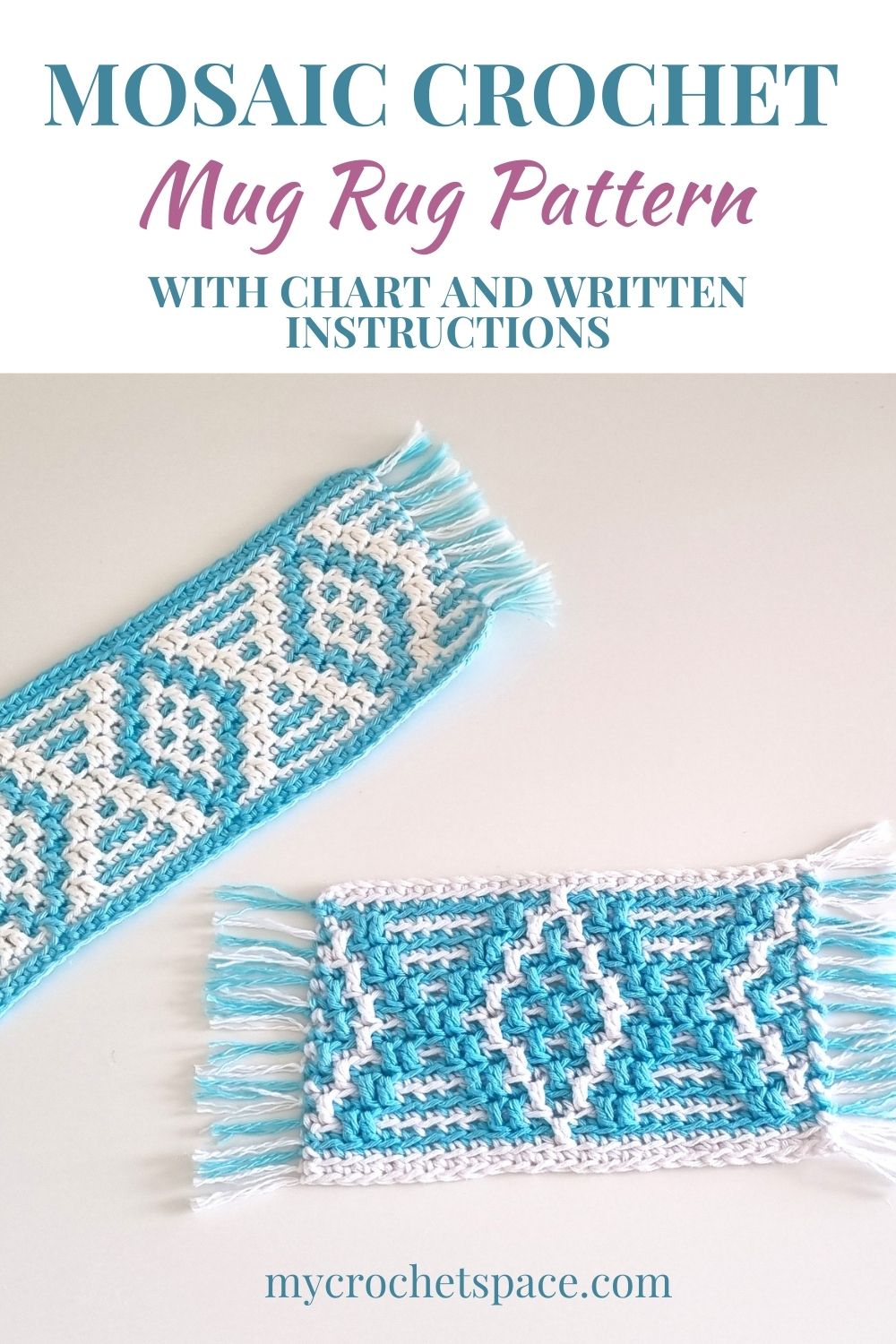 Mug Rug Mosaic Crochet Pattern My Crochet Space