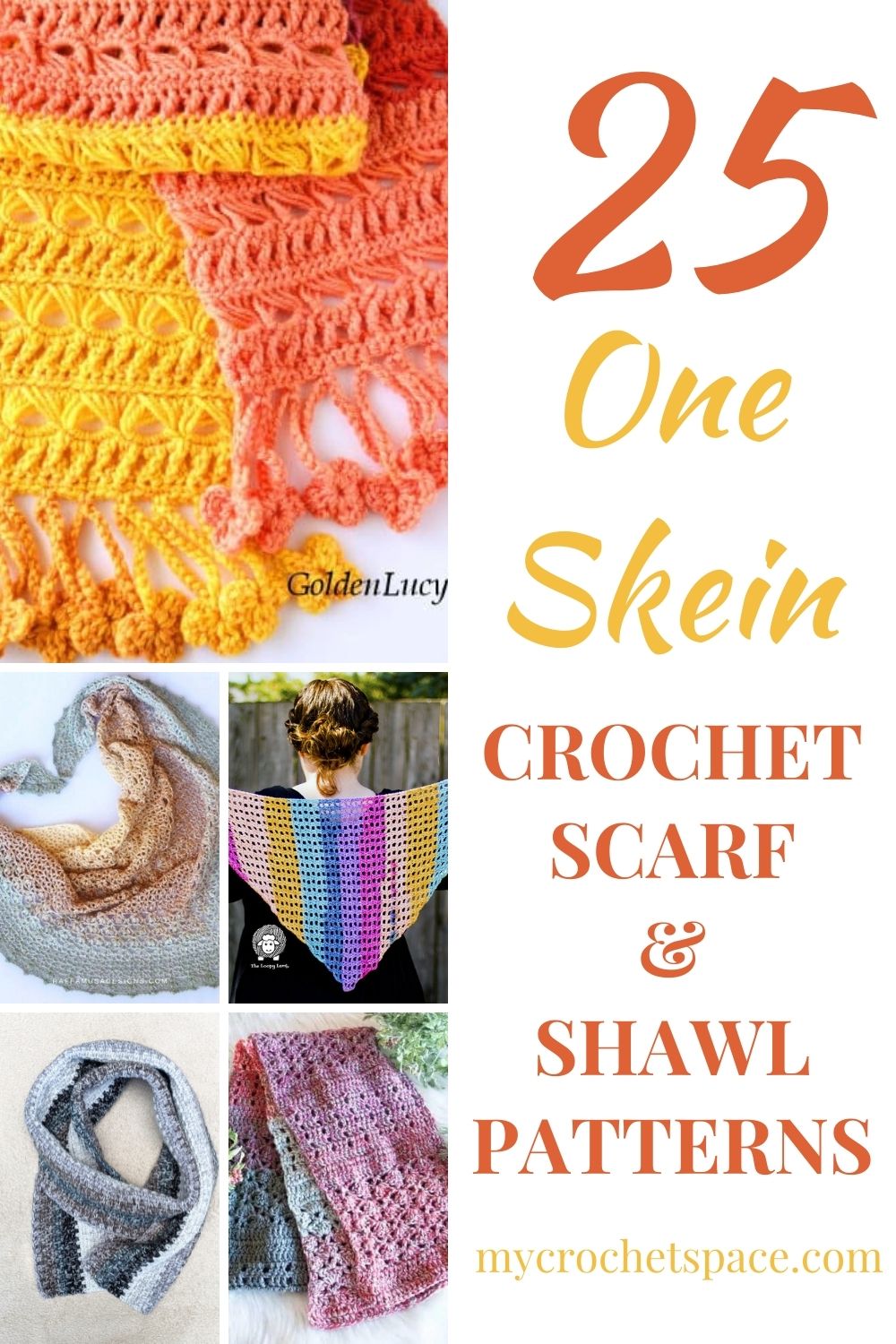 25 Beautiful One Skein Crochet Scarf Patterns My Crochet Space