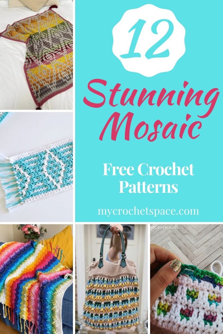 12 Free Mosaic Crochet Patterns - My Crochet Space