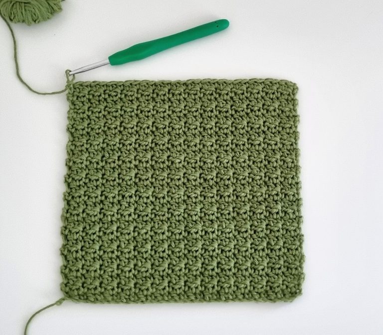How to Crochet the Crumpled Griddle Stitch