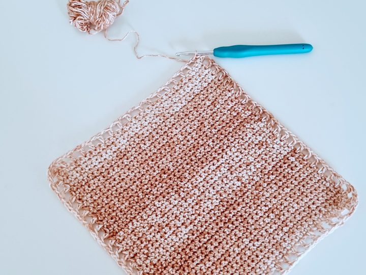 Single Crochet Dishcloth Pattern