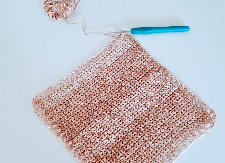 Single Crochet Dishcloth Pattern