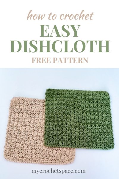 My Hobby Is Crochet: Easy Crochet Dishcloth