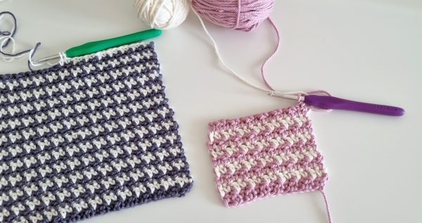 houndstooth stitch pattern samples