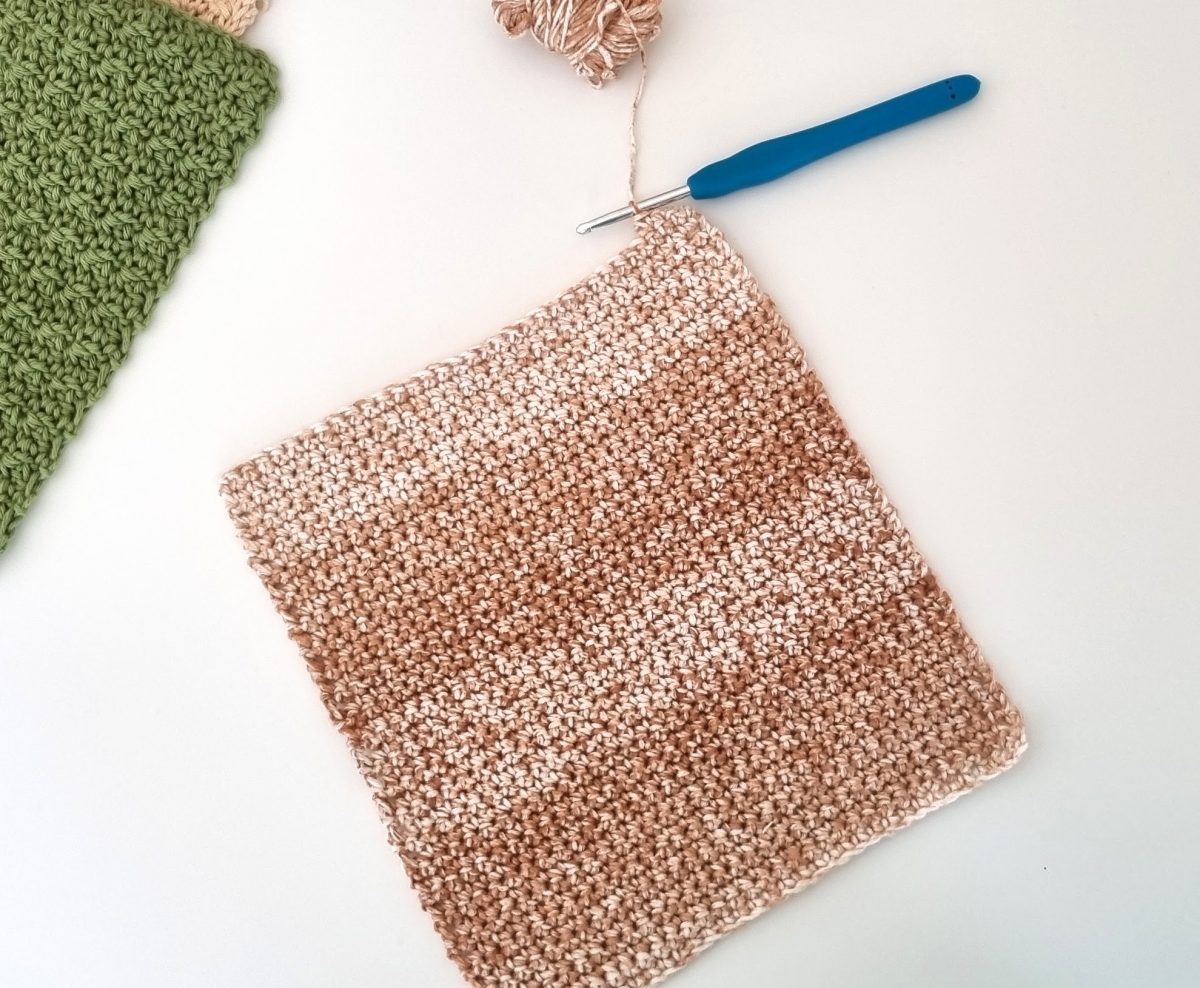 Single Crochet Dishcloth Pattern My Crochet Space