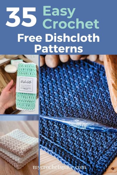 35 Free Crochet Dishcloth Patterns - My Crochet Space
