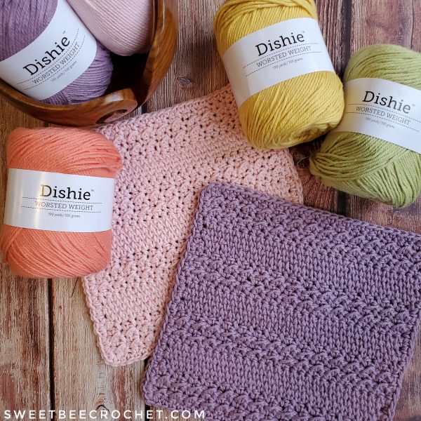 Peaches and Creme Yarn: Beautiful Crochet Dishcloth Pattern (Free) 