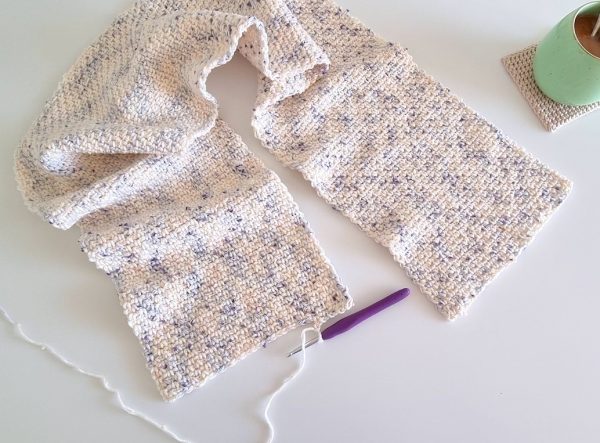 Quick and Easy Crochet Can Cozy Pattern - Extended Moss Stitch Crochet  Pattern Free On Blog 