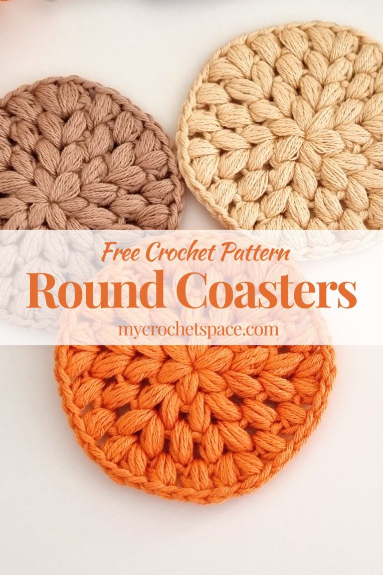 Crochet Round Coasters My Crochet Space