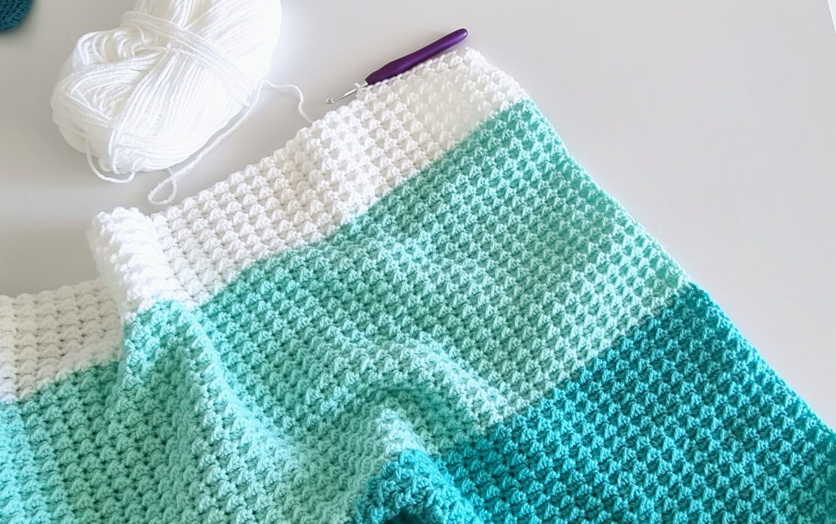 How to Crochet a Baby Blanket Step by Step - My Crochet Space