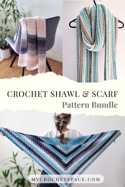 Easy rectangular crochet shawl pattern (Wrap) - Zamiguz