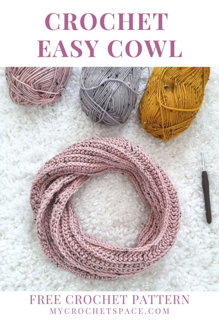 Crochet Neck Warmer Cowl Free Pattern — Pinterest pin