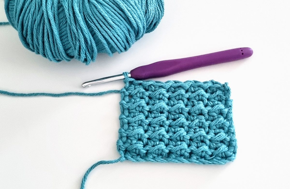 Even Moss Stitch Crochet Tutorial - My Crochet Space