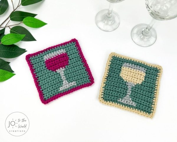 Quick and Easy Crochet Coasters Pattern - Made with a Twist