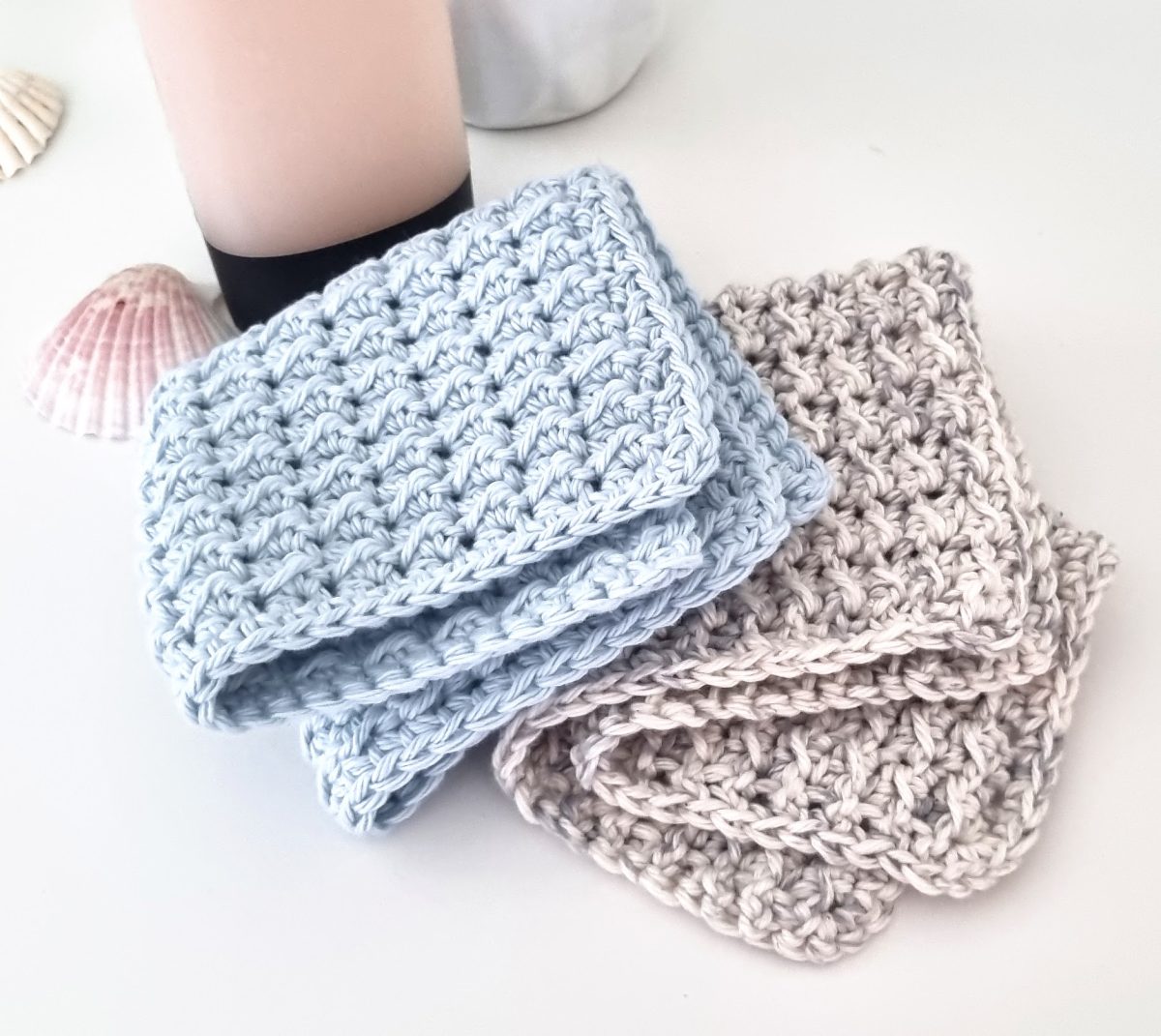 Textured Washcloths Free Crochet Pattern My Crochet Space