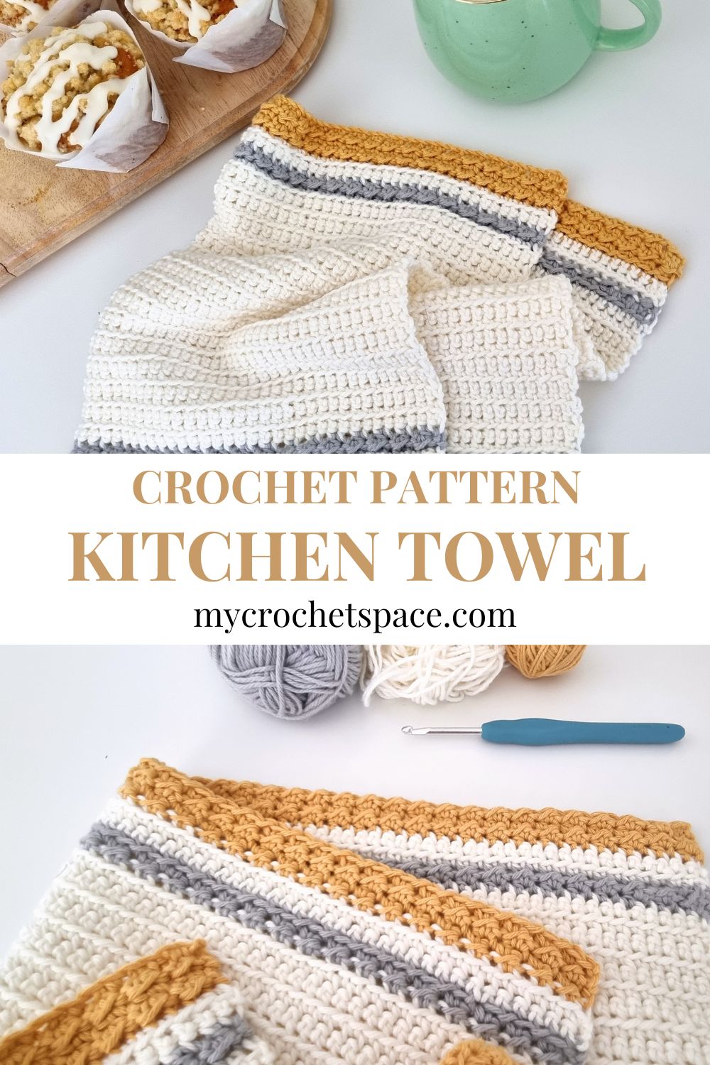 Crochet Kitchen Towel Pattern My Crochet Space