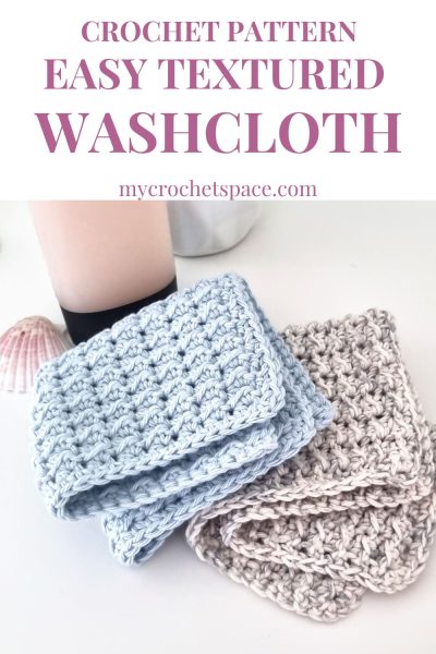 Simple Border Wash Cloth Set Of 2