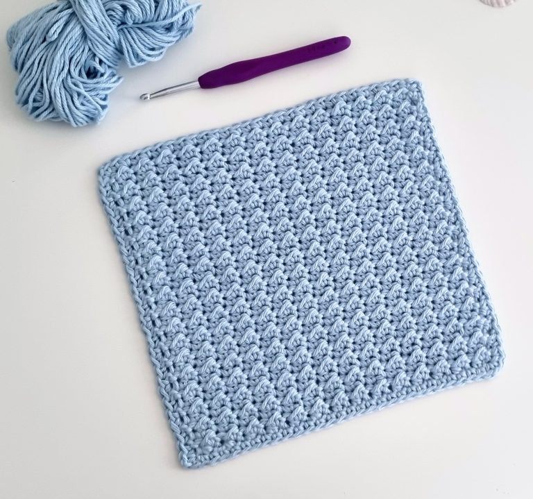 Textured Washcloths – Free Crochet Pattern